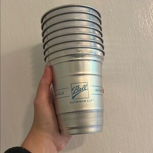 Aluminum Cups - Silver